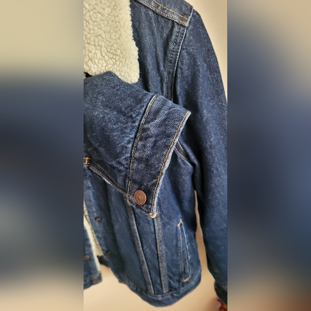 Levi's Blue Denim Jacket for Women - Picture 8 of 13